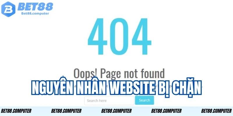 Tìm hiểu những nguyên nhân khiến website bị chặn